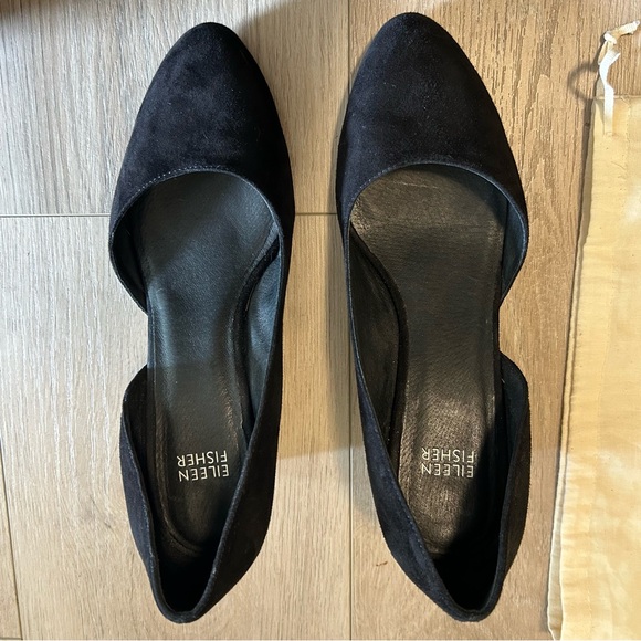 Eileen Fisher Black D’Orsey Block Heel - Picture 8 of 9